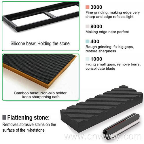 Premium Whetstone Sharpener Stone Set